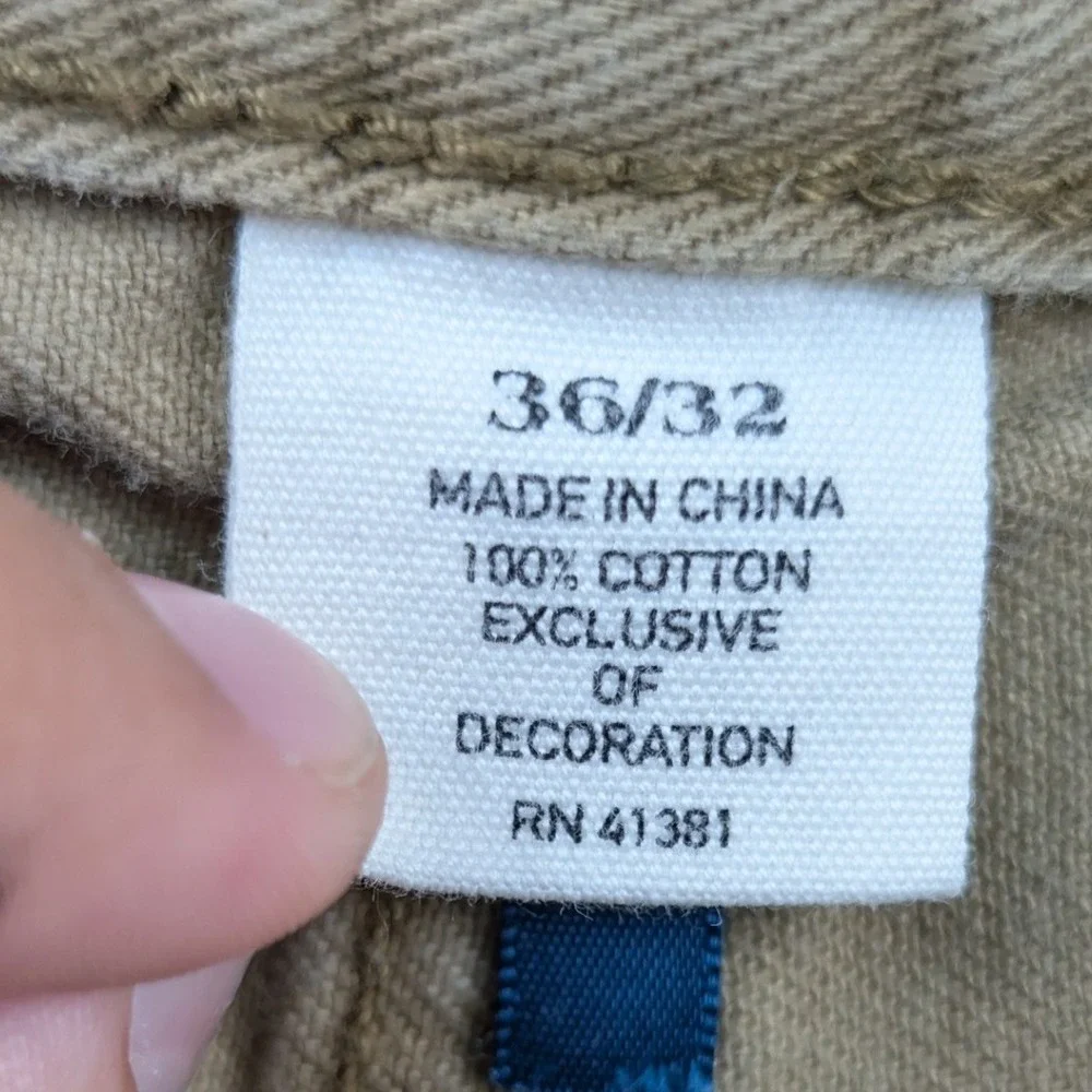 Polo Ralph Lauren Jeans Men's 38x32 Tan Brown Straight Leg Classic 867 Workwear